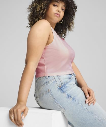 Image of Puma Women Cotton Solid Slim Fit Tees