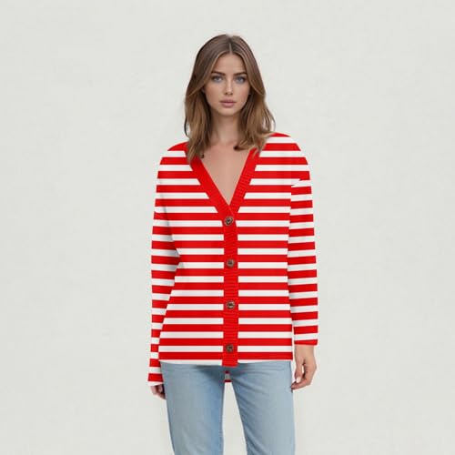 GOFULY Womens Cardigan Sweaters Lightweight Button Up V Neck Knit Cardigans Sweater Fall Floral Print Long Sleeve Y2K Clothes2