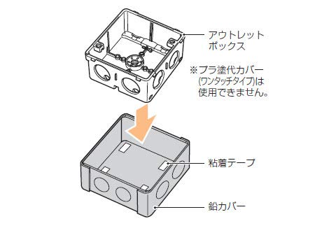 未来工業(MIRAI) X線防護用鉛カバー(中形四角) (1個価格) CDO-4ANXP-2