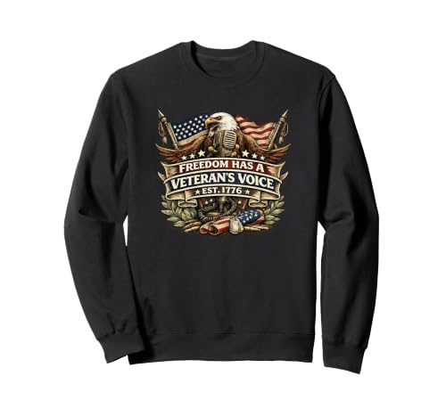 Freedom Has A Veterans Voice Est 1776 �C�[�O���p�g���I�b�g �A�����J���� �g���[�i�[