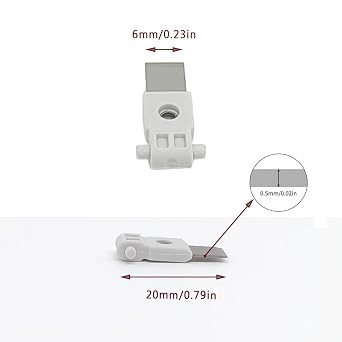 A1ミニフィラメントカッター、滑らかな3D印刷のための3パック精密ブレード、Bambu Lab X1/P1/A1シリーズと互換性あり