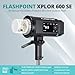 Flashpoint XPLOR 600 SE AD600BMII R2 Manual HSS 600Ws Outdoor Studio Flash Strobe Monolight Light 8940mAh Battery (Godox AD600BM Upgraded)
