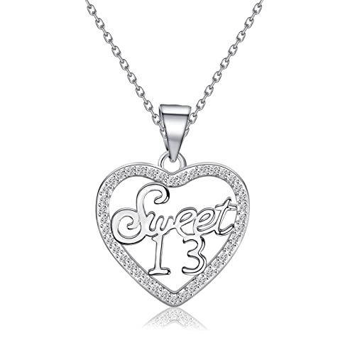 BNQL Sweet 13 Gifts for Necklace Happy Sweet 13 Birthday Gifts 13 Year Old Necklace Birthday Jewelry for Daughter3