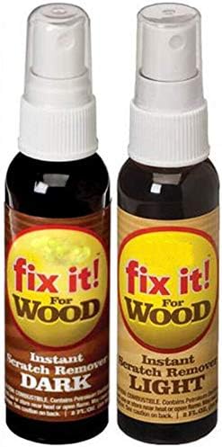 KOSIMI 2Pack Instant Fix Wood Scratch Remover Set Fast Acting Wood Scratch Repair