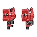POENVFPO Disc Brake,2 PCS Aluminum Alloy Mountain Brake Kit Cable Puller Replacement Parts for Electric Scooter (Red)