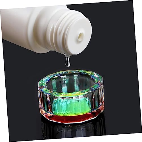 Vasos de cristal para arte de uñas, set de 2 unidades miniatura 3