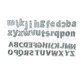 【Regalo ideal】 Esta plantilla de corte de letras es adecuada para la mayoría de las máquinas de corte y se puede utilizar como regalo de cumpleaños para principiantes, regalo de Navidad y regalo de Halloween, que será un regalo muy significativo.