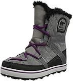 Geformte Gummi-Außensohle Sorel Damen Glacy Explorer Shortie Boots, grau (quarry), Größe: 39