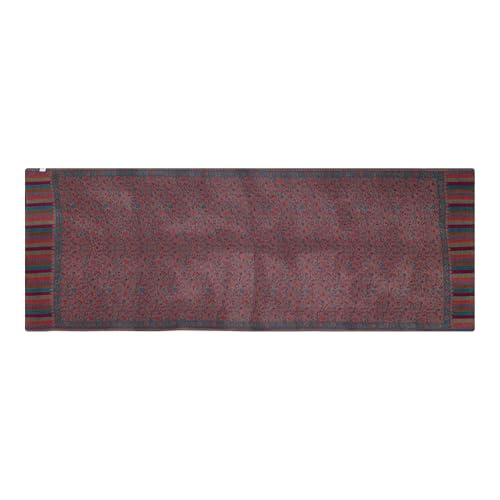 Image of EH Pashmina Stole, Reversible Jamawar weave in beautiful paisley & floral, very soft MODAL fabric, all season Stole, Scarf, Wrap.