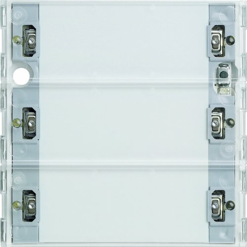 Gira513300 KNX Tastsensor 3 Komfort 3-fach System 55 - Transparent Rocker Switch, ON-OFF Operation