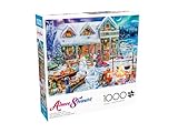 Buffalo Games - Aimee Stewart - Winterland Fun - 1000 Piece Holiday Jigsaw Puzzle Christmas Puzzles for Adults – Precision-Cut Pieces, Beautiful Artwork, and Hours of Relaxing Fun