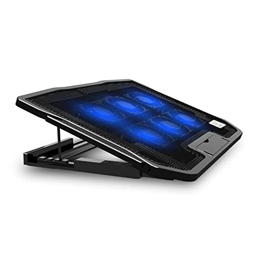 Base de enfriamiento para laptop con luz LED y doble USB miniatura 3