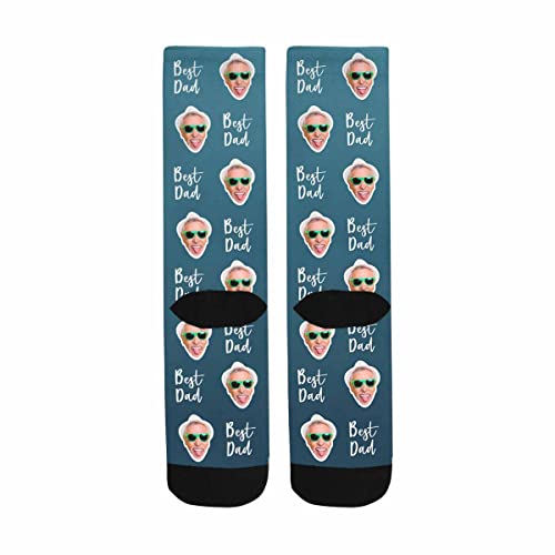 Pgjoyer Custom Socks With Face Photo, Personalized Funny Picture Crew Socks Gifts For Men Women Cat Dog (22) #TOP3