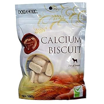 Dogaholic Calcium Biscuit Dog Treat, 180 Gram