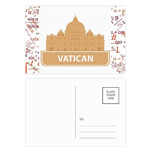 Carte postale merci Vatican format 20pcs pour correspondance élégante