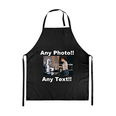 Photo Apron Custom Printed Master Head Cooking Chef Logo Personalised Text Any Photo Cover