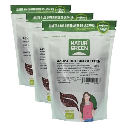 NaturGreen Azuki Bio 500g (Paquete de 3)