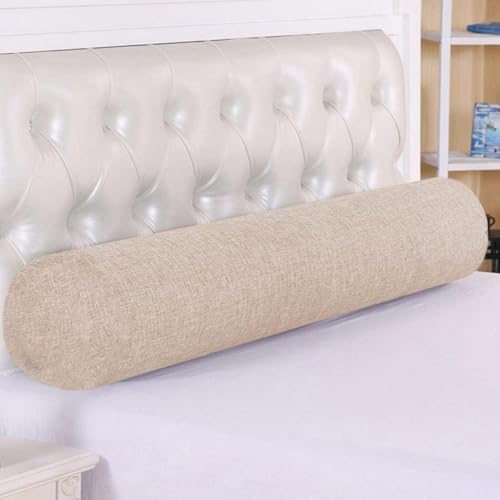 uyeoco Almohada Larga para Cama - Cojín Cilíndrico Suave con Soporte Lumbar - para Sofá y Dormir(L4,20x70cm)