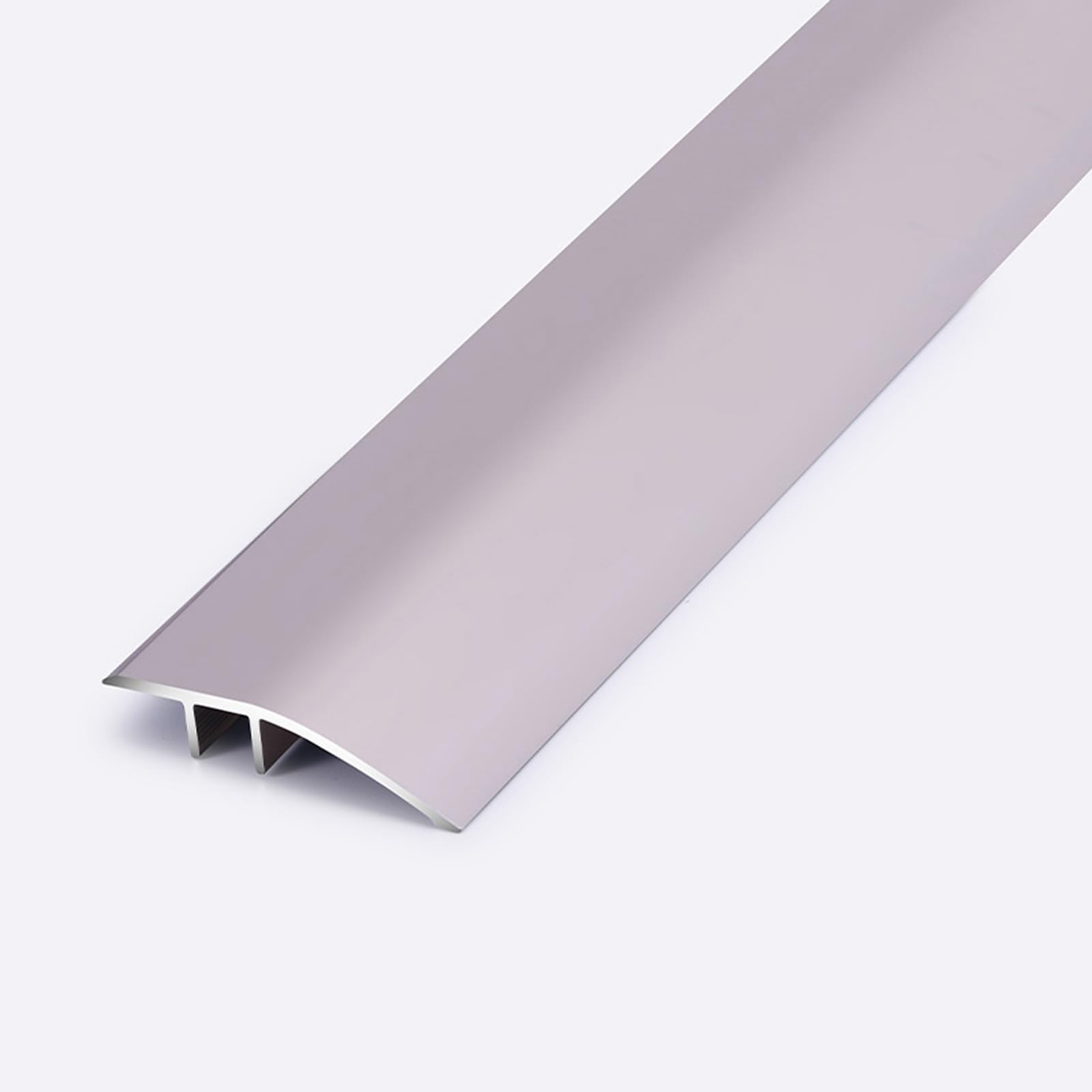 Aluminium-Boden-Übergangsstreifen, Türstange, Bodenleiste, Schwellenrampe, Geeignet Für Türen, Fliesen, Vinylboden, Laminat, Planken, Extra Robustes Alu Übergangsprofil, 0.9m*42mm(Purple,360cm(90x4))
