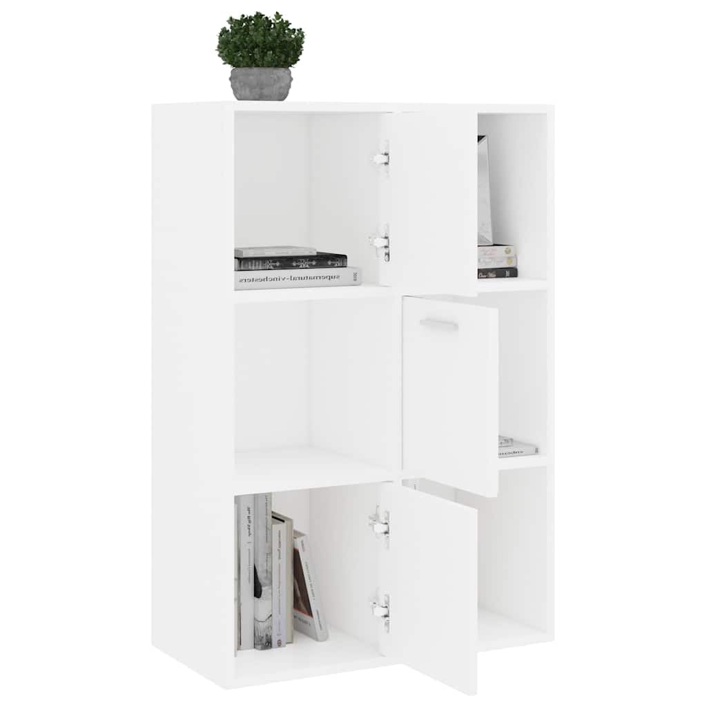 Hothingwell Biała szafka do przechowywania 60x29,5x90 cm z drewna