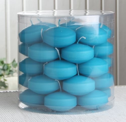 34er Dose Schwimmkerzen mit langer Brenndauer, Petrol Cover