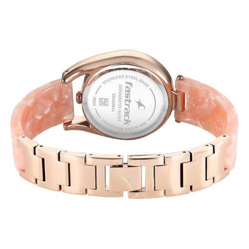 Image of Fastrack Younique 3.0 Quartz Pink Round Dial Women's Watch | Analog Display Watch | Watches for Women | Watches for Women Analog - 68052KD02