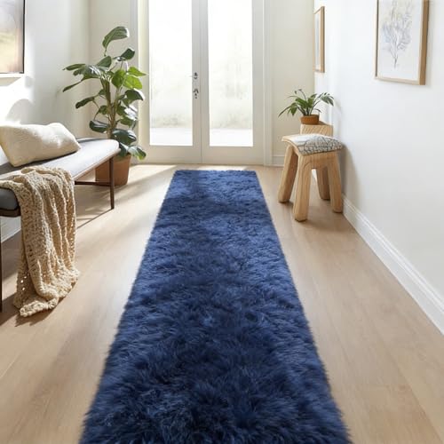 Tapete corredor shaggy ultra suave 2x4 pies miniatura 5