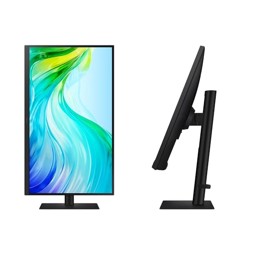 Image of Samsung 27 Inch ViewFinity S6 (S61F) QHD Monitor - QHD (2560x1440), 100Hz Refresh Rate, TUV Certified, Game Mode, 2X HDMI /DP, Height /Tilt /Swivel /Pivot, LS27F612EANXZA