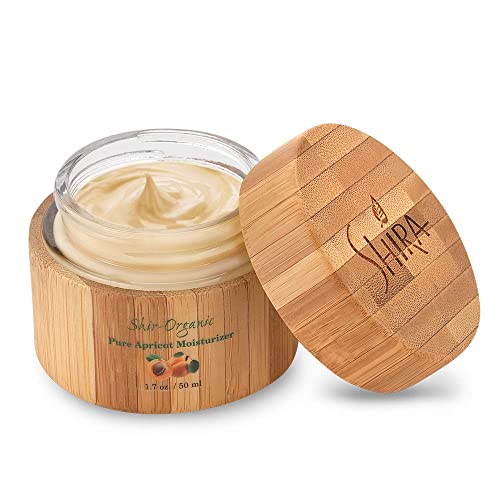 Shira Shir-Organic Pure Apricot Moisturizer Leaves Skin HydratedSoft and NourishedWith Organic Anti-Aging Formula For Normal to Dry Skin Types 50 ml