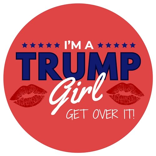 I’m a Trump Girl Get Over It Magnet, 5.5 pulgadas miniatura 1