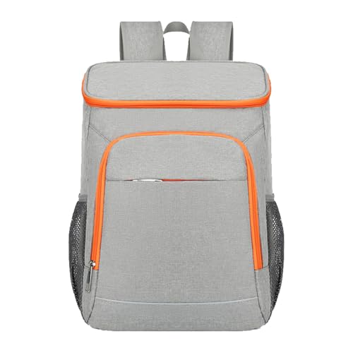 Large Insulated Cooler Backpack - 30 Can Leakproof Lunch Bag with Cooling Pockets, Lightweight Thermal Daypack for Work, Camping, Beach, Travel and Outdoor Activities