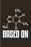  Based On: Funny Caffeine Molecule Journal For Cappuccino, Cafe, Flavored Beans, Fresh Aroma, Chemistry & Italian Espresso Drinking Fans - 6x9 - 100 Blank Lined Pages