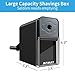 AFMAT Long Point Pencil Sharpener, 8-20mm Long Pencil Nibs, Self-Feed & Adjustable Pencil Sharpness, Artist Pencil Sharpener Manual for φ6-8.2mm Charcoal/Art/Drawing/Sketching/Colored Pencils