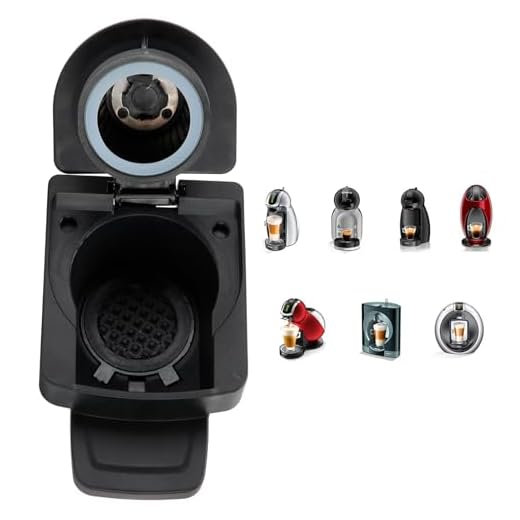 Kapseladapter Kaffemaskin Kapselomvandlare Integrerad flipdesign Engångs/återanvändbara kapslar Kaffebryggare Tillbehör för DOLCE GUSTO