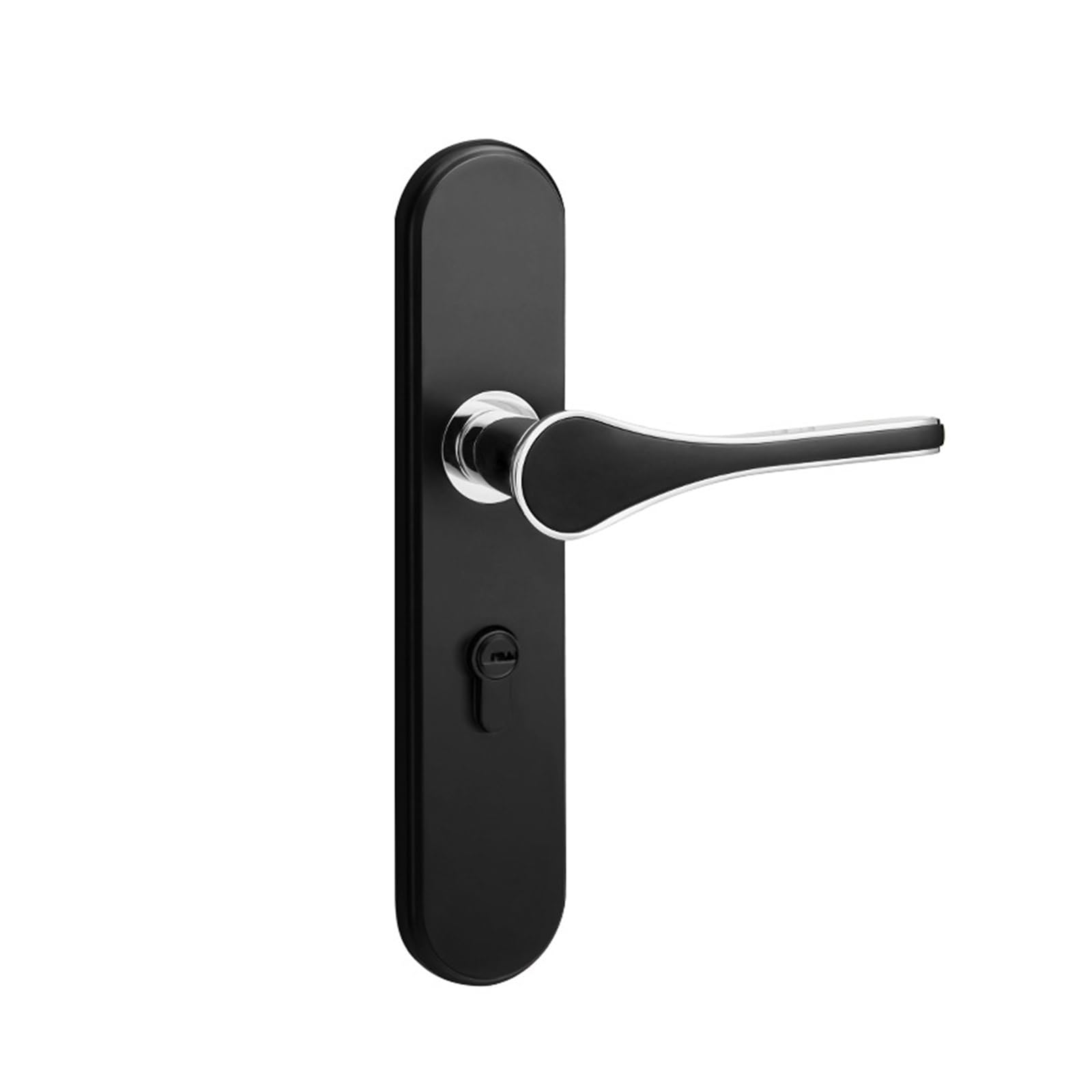 Serrure magnétique pour porte intérieure en bois massif noir