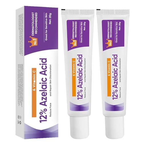 2 sueros faciales de ácido azelaico, niacinamida y vitamina C, suaviza la piel y manchas, limpieza de poros para manchas oscuras, cuidado de la piel para crema facial