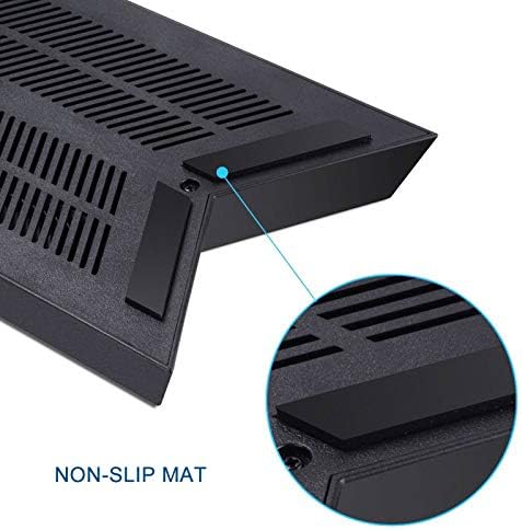EEEKit Vertical Stand Cooling Fan for PS4,PS4 Stand Cooler with Dual Controllers Charging Dock and 2 Fans Cooling Station with USB HUB,PS4 Organizer Stand Compatible with Original PS4
