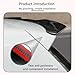 Rear Roof Spoiler Wing for Mercedes-Benz GLC Coupe C254 2023 2024 2025 2026, Car Rear Tailgate Boot Roof Spoiler Lip Wing Exterior Accessories Reduces Drag,Gloss Black