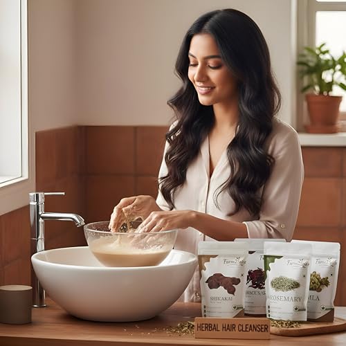 Image of Organic Raw Bhringraj Leaves 50g | Eclipta Alba Dry Leaves for Hair Growth, Hair Fall Control & Scalp Care | Ayurvedic Herbal Hair Care, Skin Nourishment | 100% Pure Natural, Raw Form