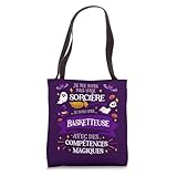 Pas Une Sorcière Je Suis Une Basketteuse Cadeau Basket Femme Tote Bag