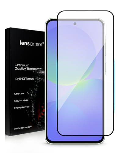 Image of Lensarmor Compatible with Samsung Galaxy A36 / A56 Screen Protector (1 Pack) - Premium 9H Tempered Glass, Military-Grade Protection, HD Clear Display, Anti-Fingerprint & Case-Friendly Fit