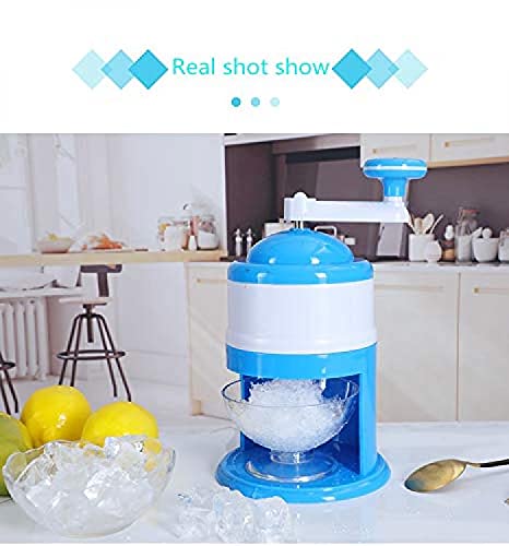 RONGJJ Mini Handkurbel Eiszerkleinerer Haushalt Eisrasierte Maschine, Handkurbel Eisbrecher Geeignet Für Verschiedene Orte Wie Zuhause/Küche/Büro/Bar – Bild 4