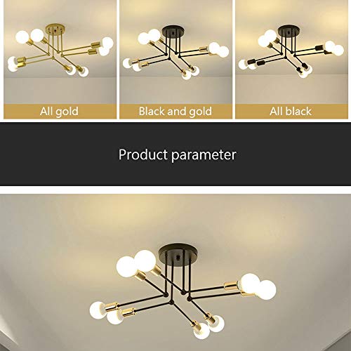 Plafonnier industriel vintage pour éclairer un plafond bas