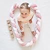 babyCalin - Flätad kudde 200 cm rosa #1