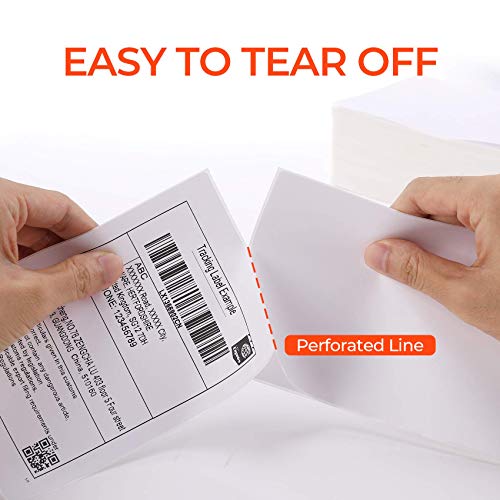 MUNBYN 4x6 Direct Thermal Fanfold Shipping Labels 500 Pics for Address Mailing Postage USPS UPS FedEx Amazon Ebay Shipping Labels, Commercial Grade image 7