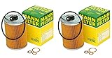 For R107 W108 W114 W116 W123 Set of 2 Engine Oil Filters Kit