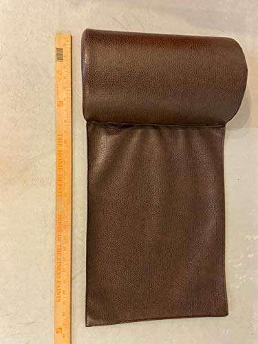 Luvfabrics Faux Leather Foam Half Moon Pillow Insert Recliner Love Seat Furniture Protector Slip Cover Wedge Neck Back Support thumb #5