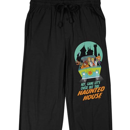 Scooby Doo Halloween Men's Black Sleep Pants2