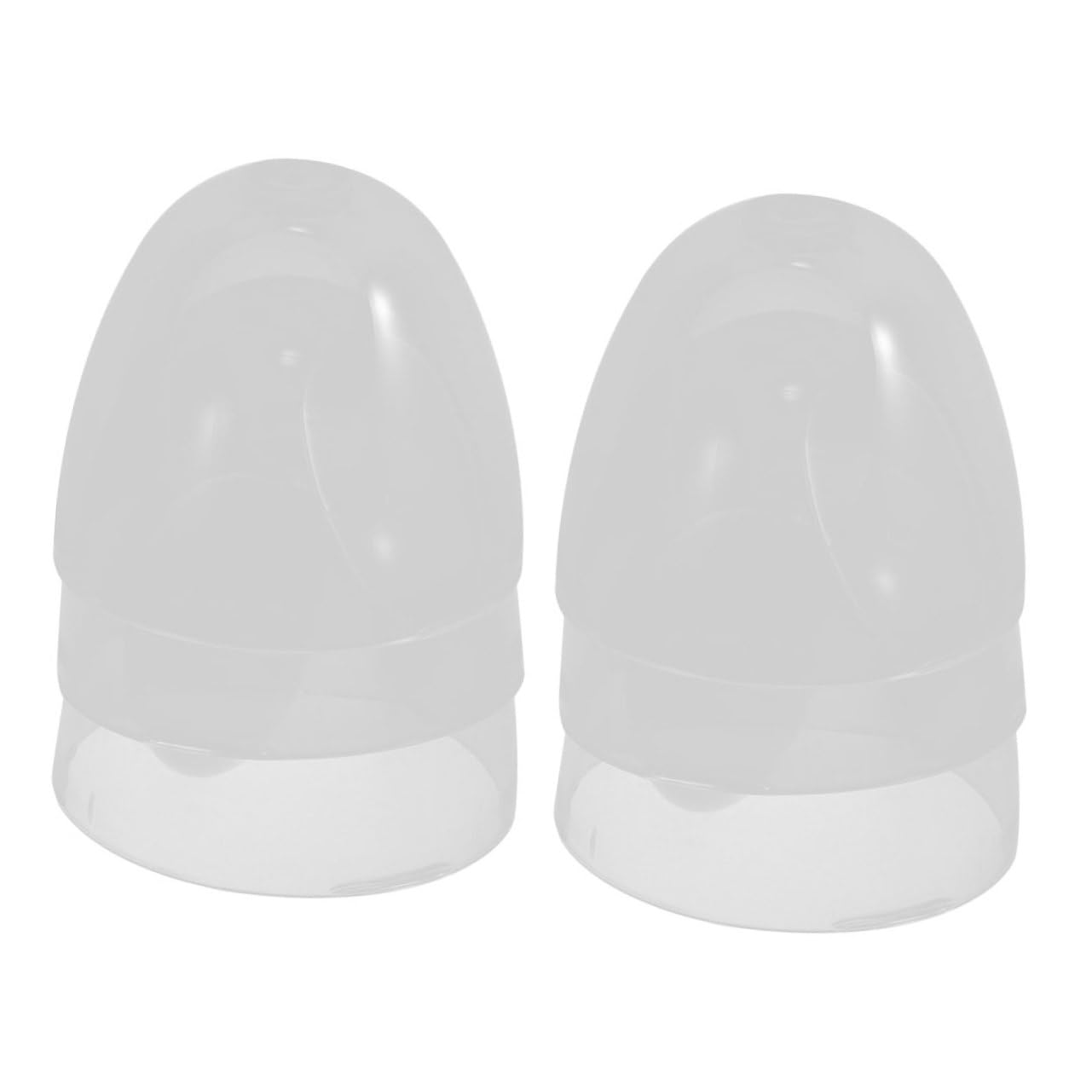 6pcs Transparent Wide Bottle Caps Replacement for Milk Jugs Plastic and Glass Jar Lids Fit Dustproof Covers for Travel and Outdoor Use