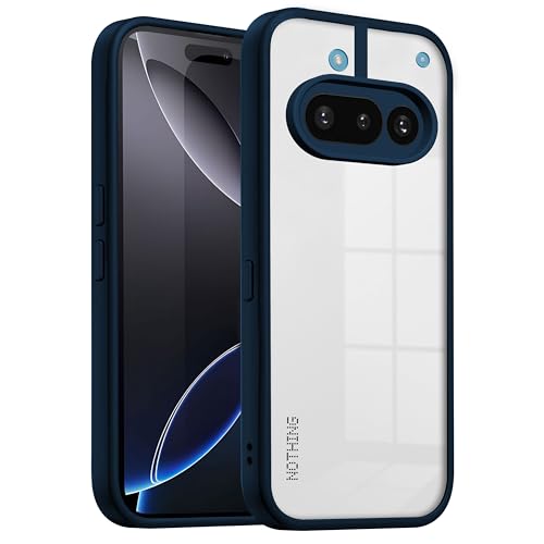 Image of V-TAN Back Cover for Nothing Phone 3A 5G Compatible Case, Transparent Clear, TPU, Camera Protective Shockproof Cover, Blue